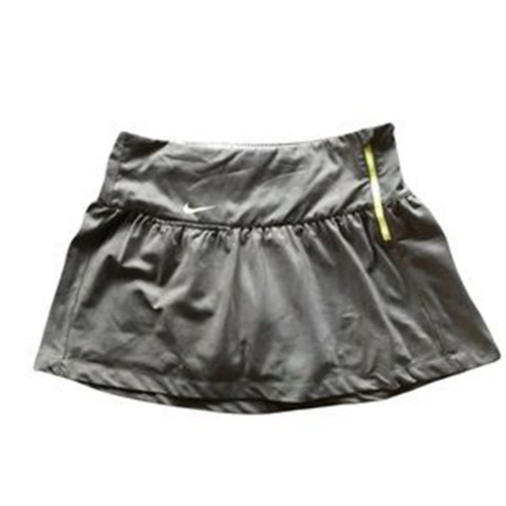 Green Khaki Spandex Shorts Skort